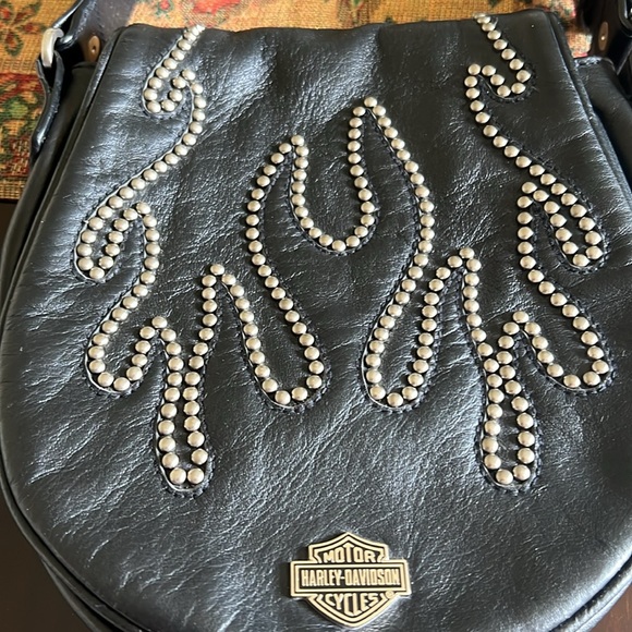 Harley Davidson Leather Purse Like New - Picture 4 of 8
